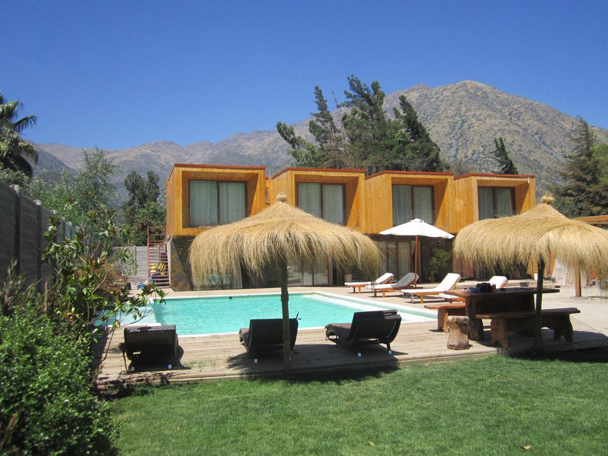 Cajon Del Maipo Lodge ซานโคเซ เด ไมย์โป ภายนอก รูปภาพ