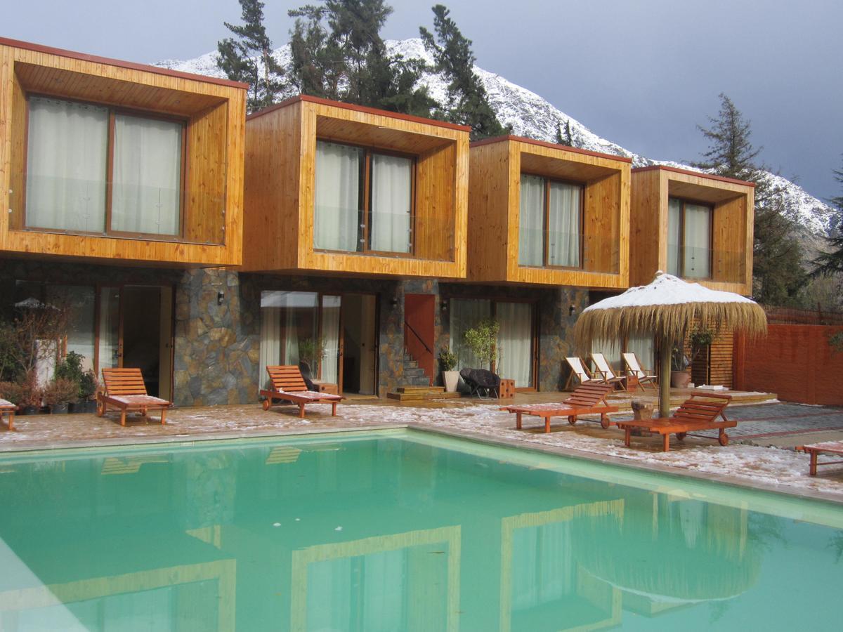 Cajon Del Maipo Lodge ซานโคเซ เด ไมย์โป ภายนอก รูปภาพ
