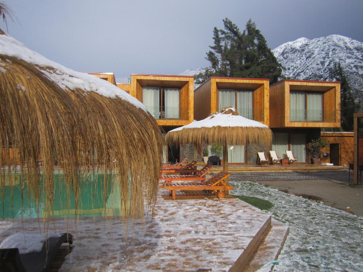 Cajon Del Maipo Lodge ซานโคเซ เด ไมย์โป ภายนอก รูปภาพ