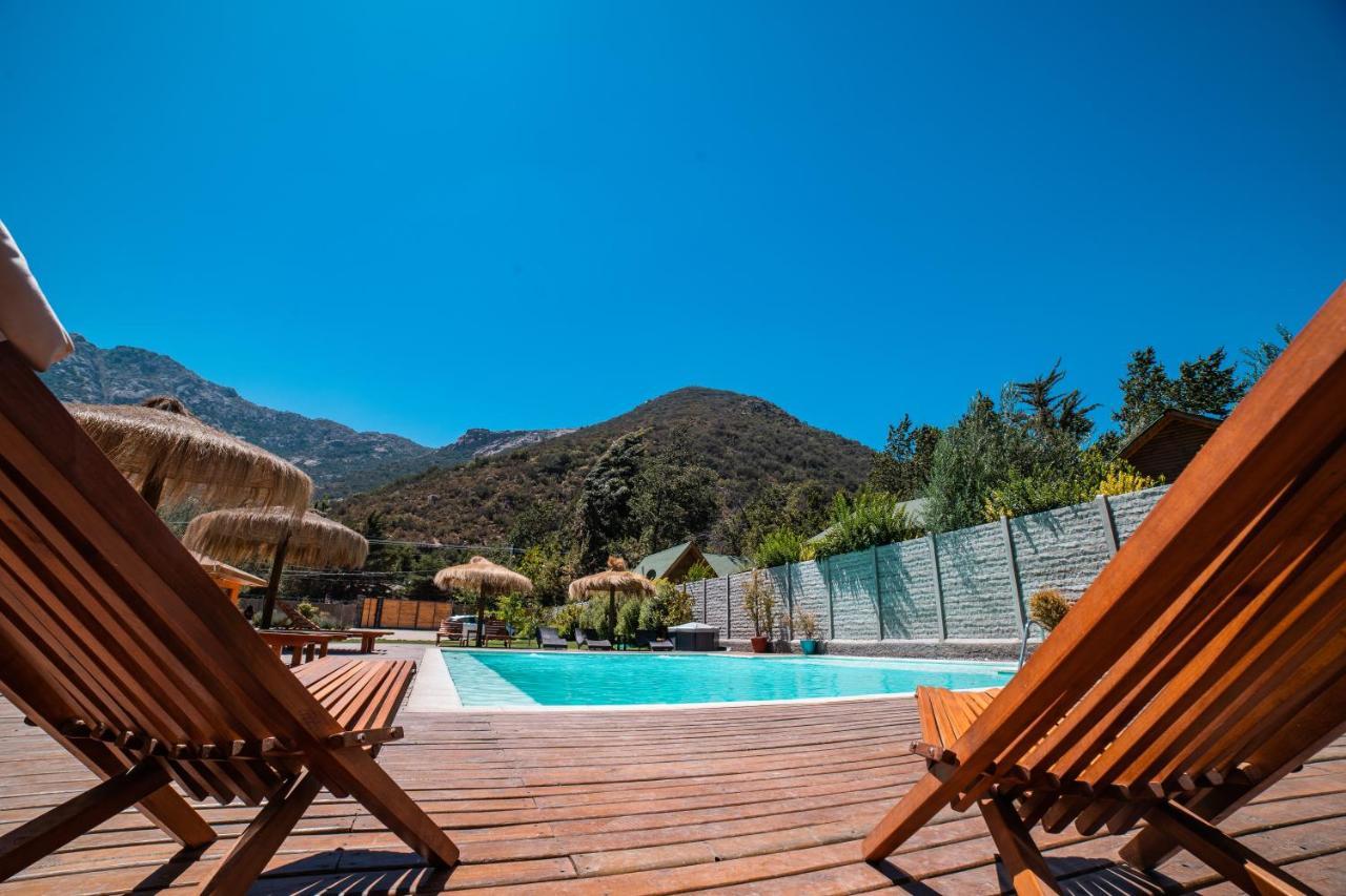 Cajon Del Maipo Lodge ซานโคเซ เด ไมย์โป ภายนอก รูปภาพ